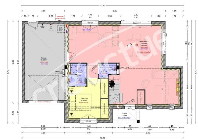 Maison - 105 m² - 5 pièces