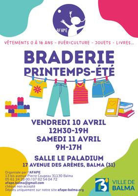 Braderie printemps-été afape - articles pour enfants et bébés