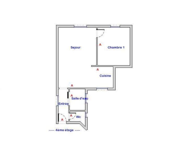 Appartement - 37 m² - 2 pièces