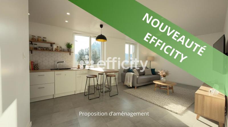 Appartement - 60 m² - 2 pièces
