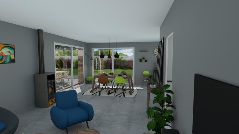 Maison - 90 m² - 4 pièces