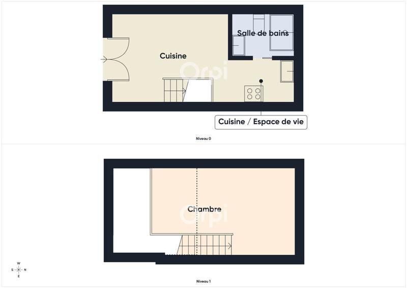 Maison - 29 m² - 2 pièces