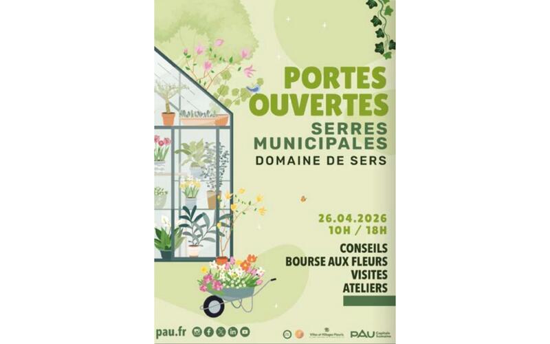 Cultivons Pau + Vert - Portes ouvertes aux serres municipales