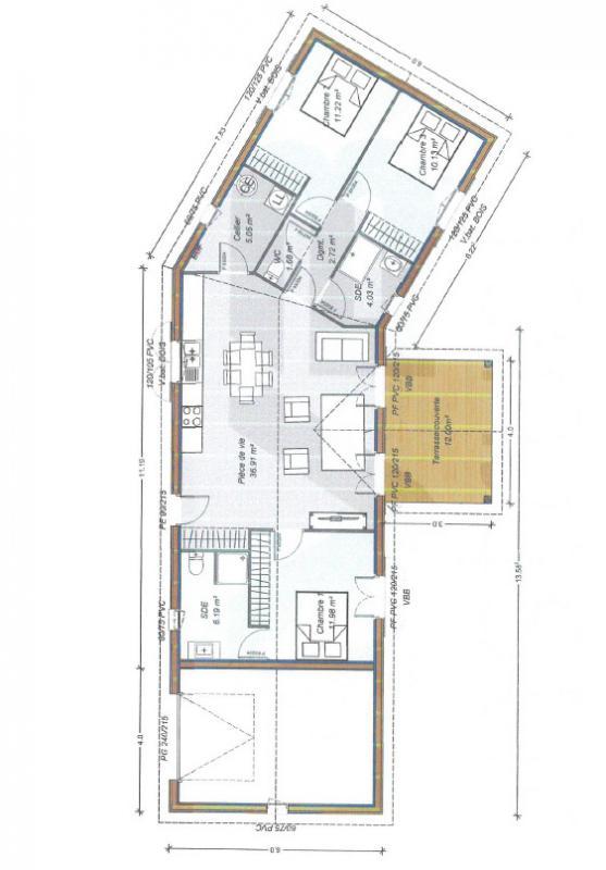 Maison - 90 m² - 4 pièces