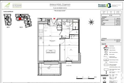 Appartement - 44 m² - 2 pièces