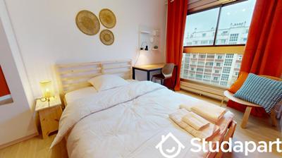 Chambre - 9 m² - 1 pièce