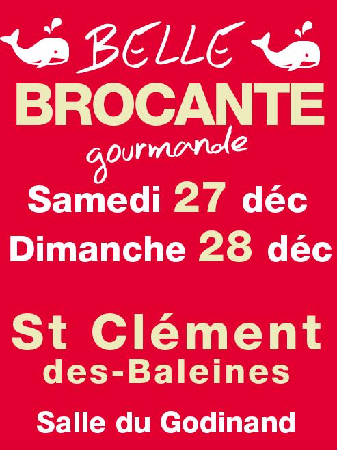Brocante gourmande des baleines