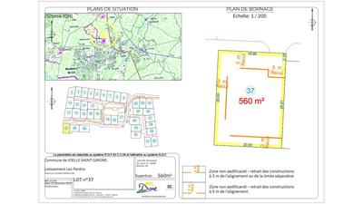 Terrain constructible - 580 m²