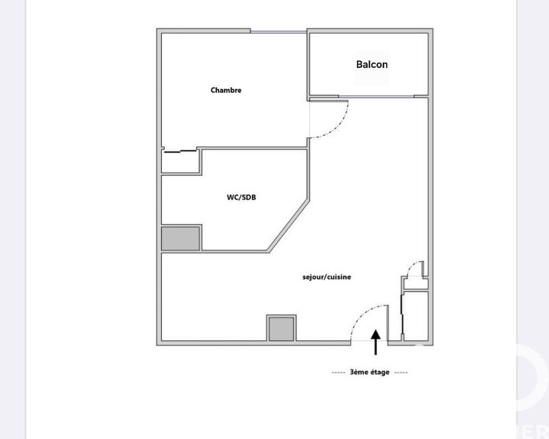 Appartement - 40 m² - 2 pièces