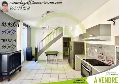 Maison - 54 m² - 3 pièces