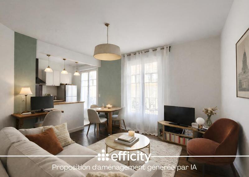 Appartement - 60 m² - 3 pièces