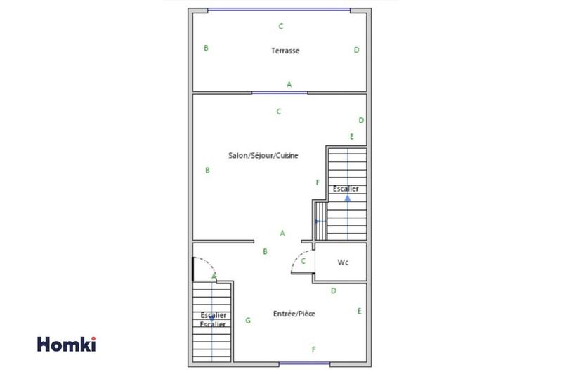 Appartement - 90 m² - 3 pièces