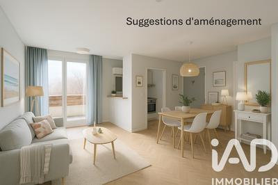 Appartement - 46 m² - 2 pièces