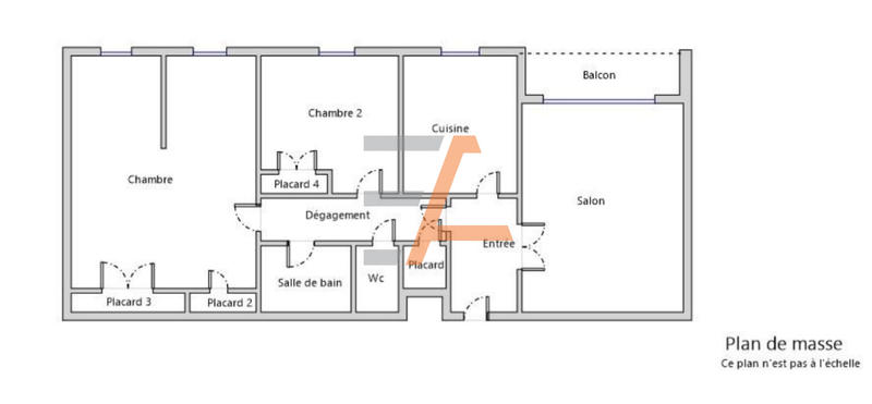 Appartement - 73 m² - 3 pièces