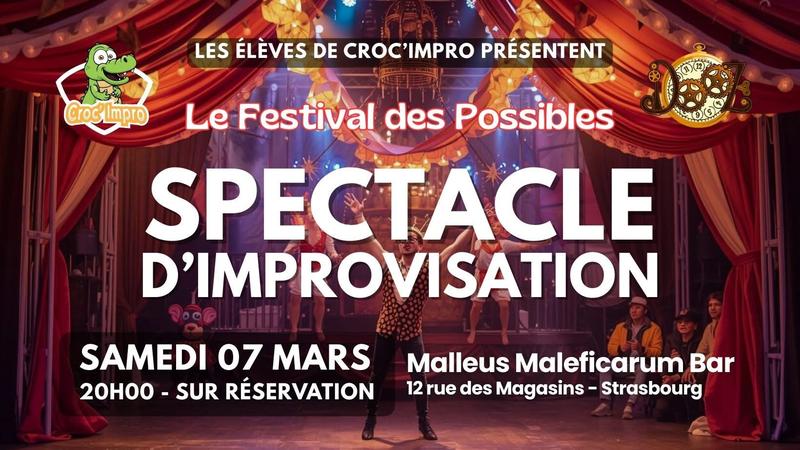 Le festival des possibles, spectacle d’improvisation