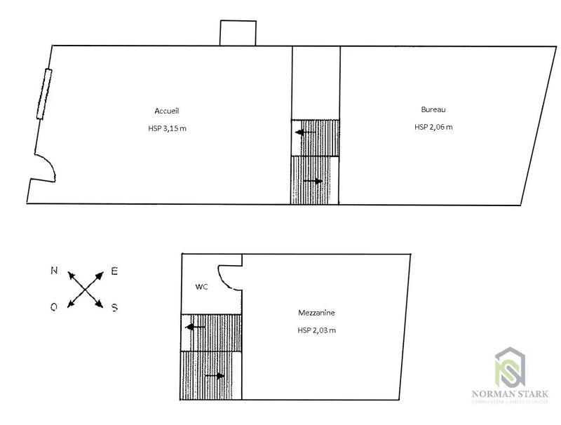 Local commercial - 25 m² - 3 pièces