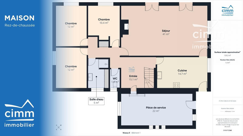 Maison - 177 m² - 6 pièces