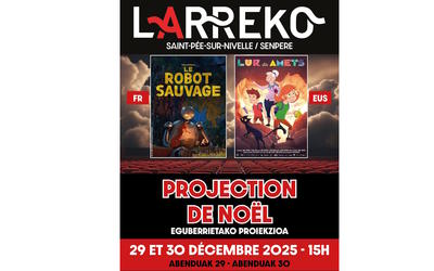 4ème édition du cinéma de Noël : Lur eta Amets
