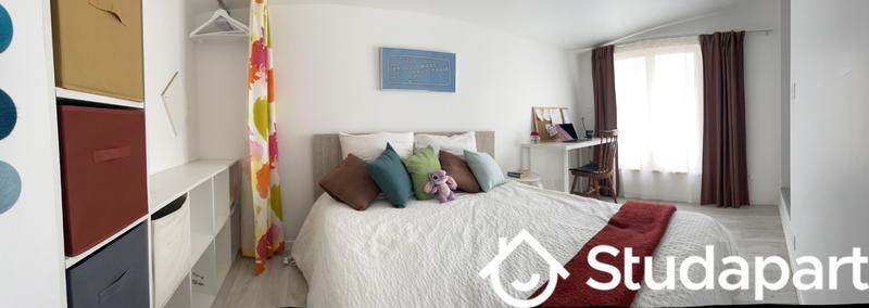 Chambre - 9 m² - 1 pièce