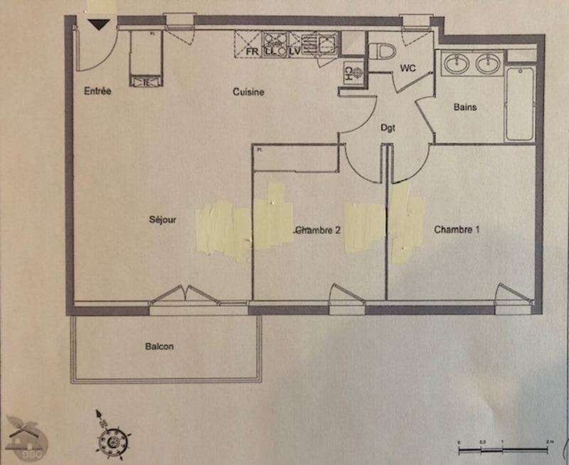 Appartement - 59 m² - 3 pièces