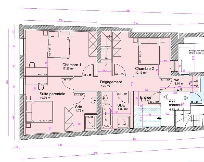 Appartement - 107 m² - 4 pièces