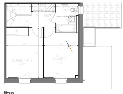 Maison - 62 m² - 3 pièces