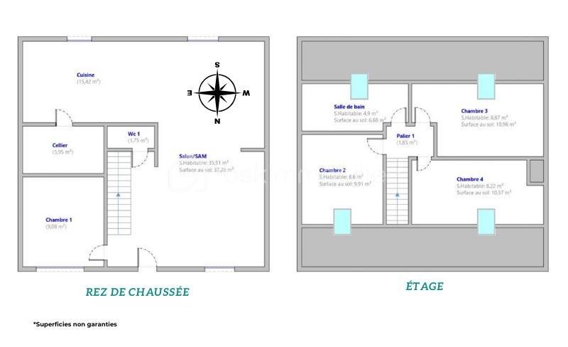 Maison traditionnelle - 101 m² - 5 pièces