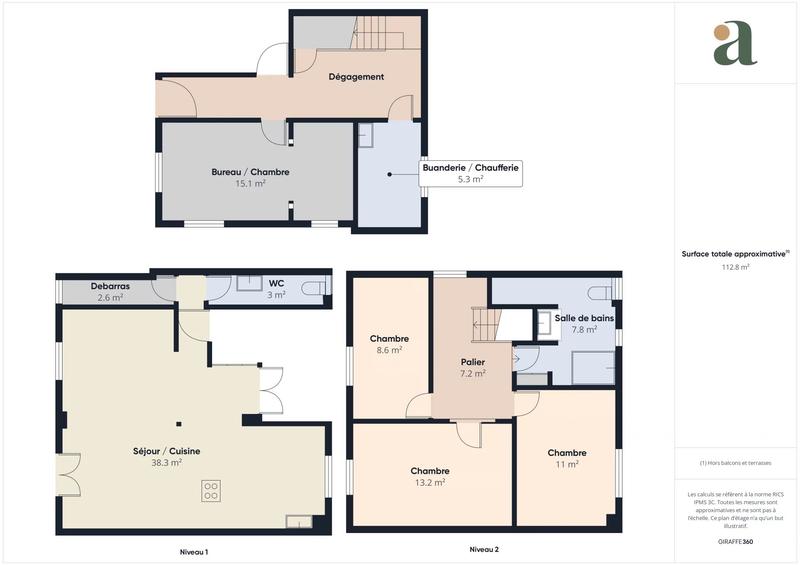 Maison - 130 m² - 6 pièces