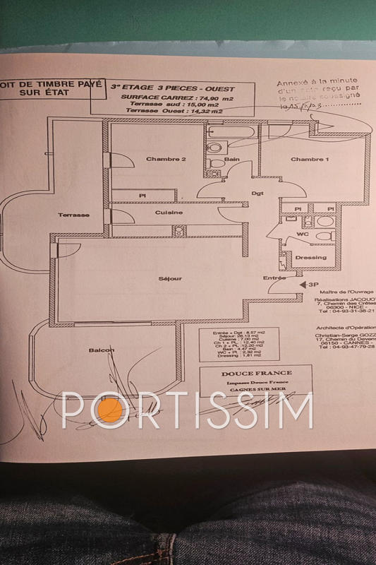 Appartement - 75 m² - 3 pièces