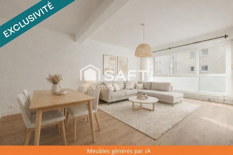 Appartement - 62 m² - 3 pièces