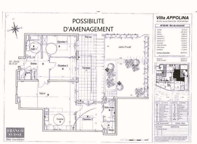 Appartement - 95 m² - 5 pièces