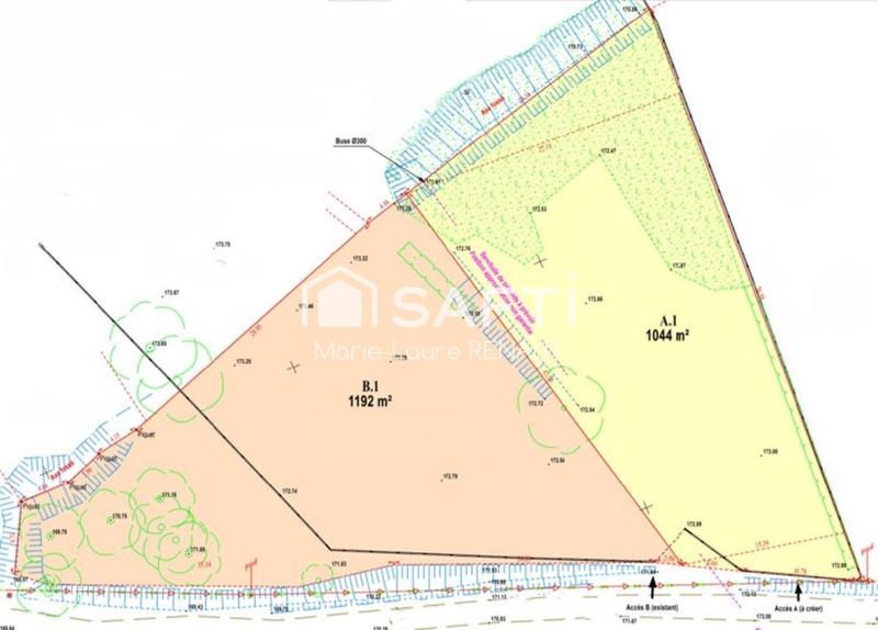 Terrain - 1 044 m²