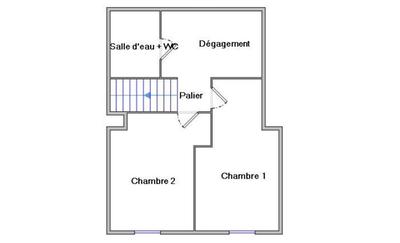 Maison - 50 m² - 3 pièces