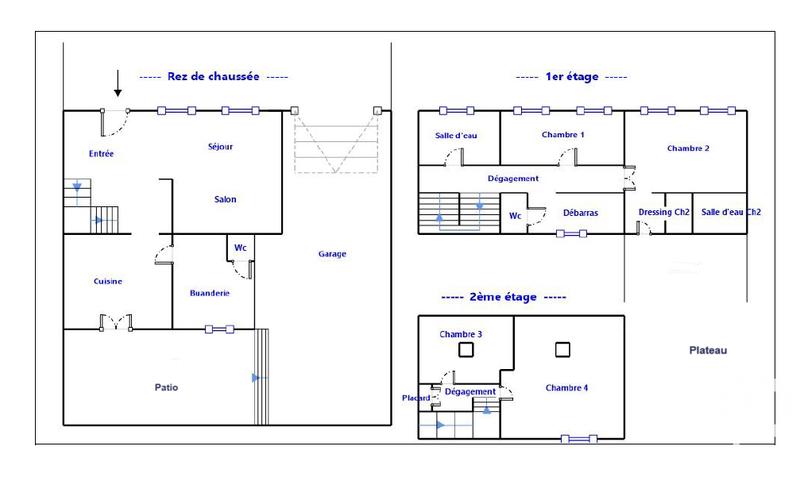 Maison - 185 m² - 5 pièces