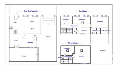 Maison - 185 m² - 5 pièces