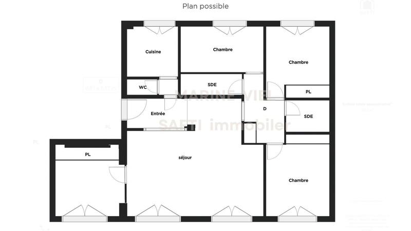 Appartement - 105 m² - 5 pièces