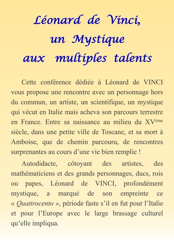 Léonard de Vinci, un mystique aux multiples talents