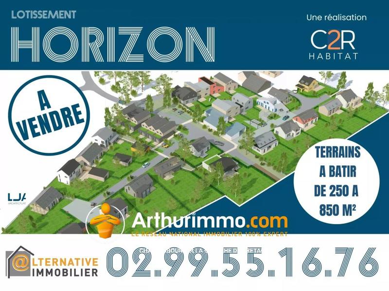 Terrain constructible - 268 m²