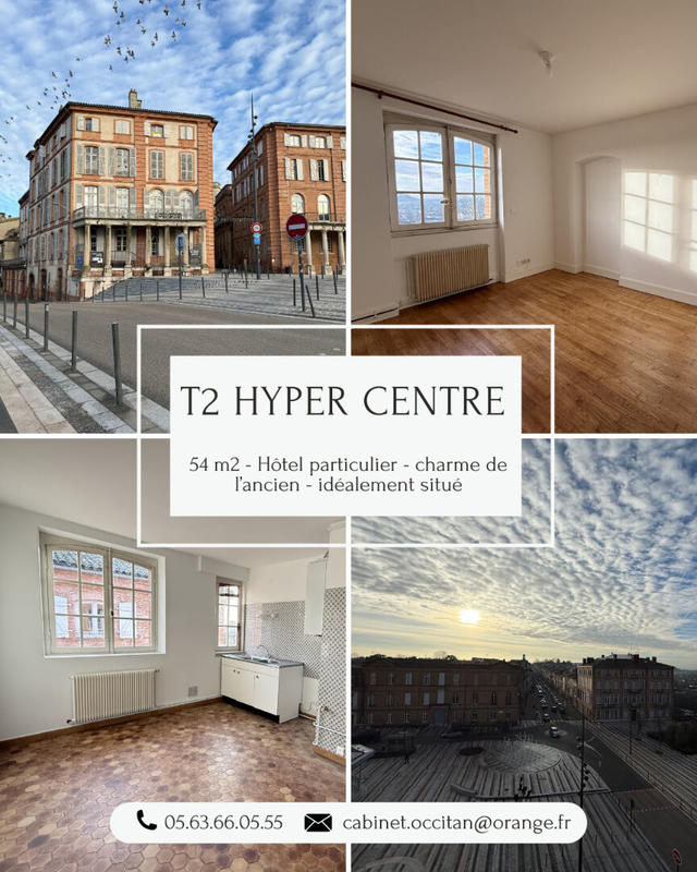 Appartement - 55 m² - 2 pièces