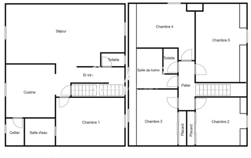 Maison - 120 m² - 7 pièces
