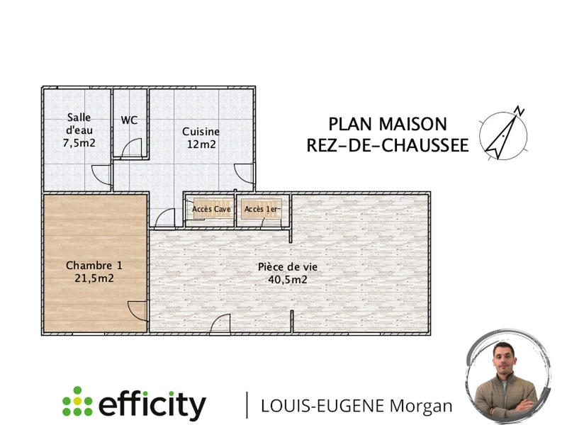 Maison - 107 m² - 5 pièces