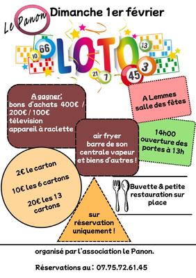 Loto - Association le Panon