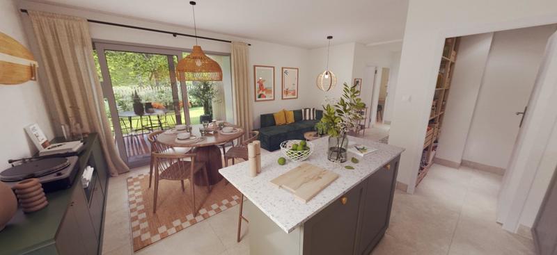 Appartement - 64 m² - 3 pièces