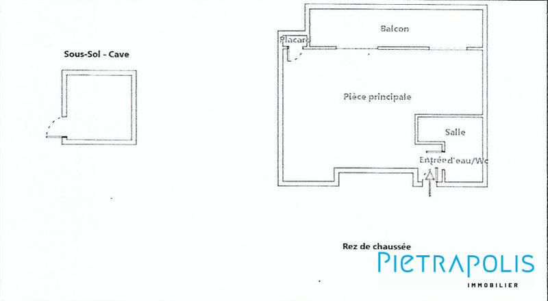 Appartement - 34 m² - 1 pièce