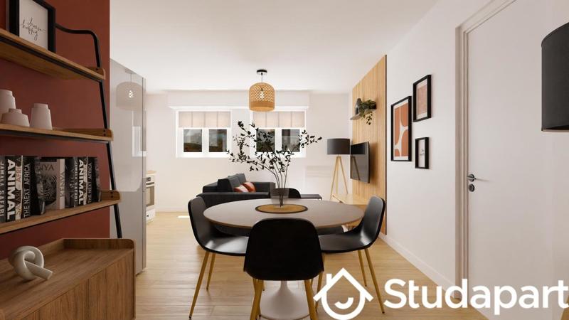 Chambre - 12 m² - 1 pièce