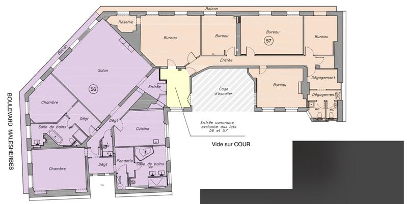 Appartement - 300 m² - 7 pièces