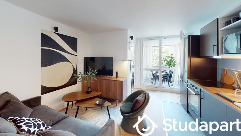 Chambre - 13 m² - 1 pièce