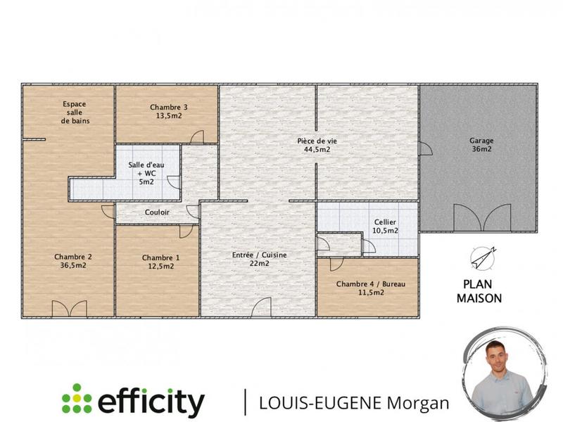 Longère - 162 m² - 6 pièces