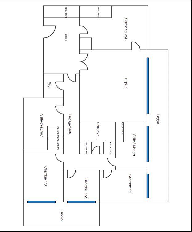 Appartement - 110 m² - 5 pièces