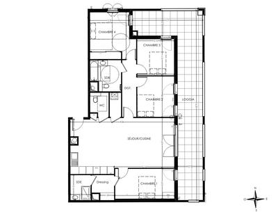 Appartement - 112 m² - 5 pièces
